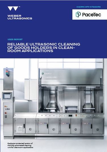 Weber Ultrasonics and PaceTec Pharma application report