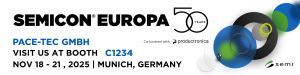 PaceTec ist Ausssteller auf der Semicon Europe 2025 in MÜnchen